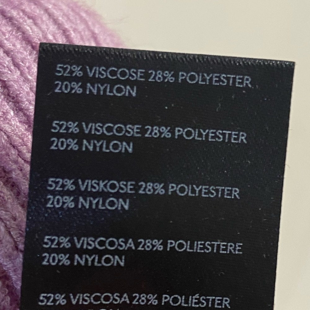 Anthropologie Paloma cowl neck sweater lavender relaxed fit Small - Picture 7 of 7